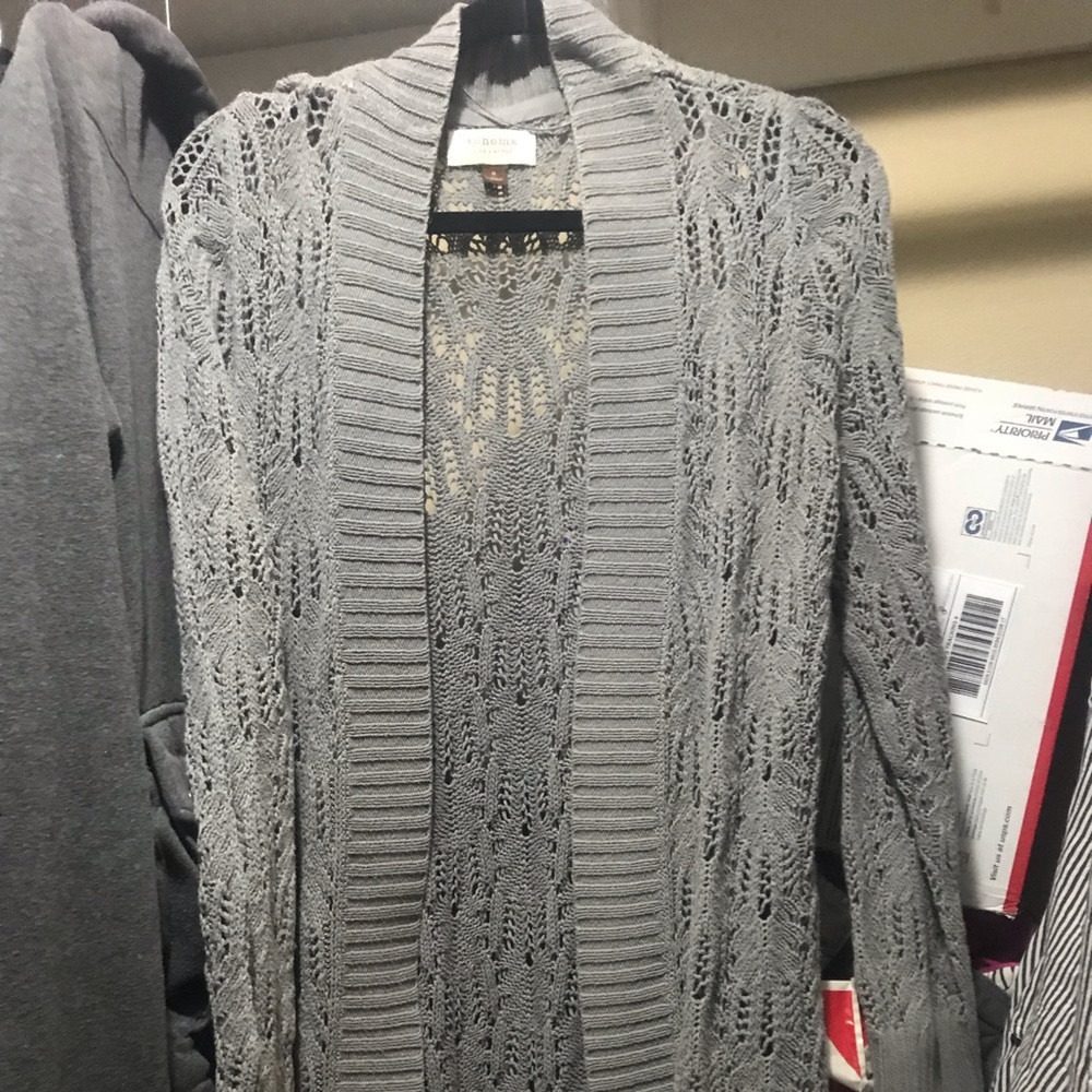 Gray Sonoma Long Cardigan